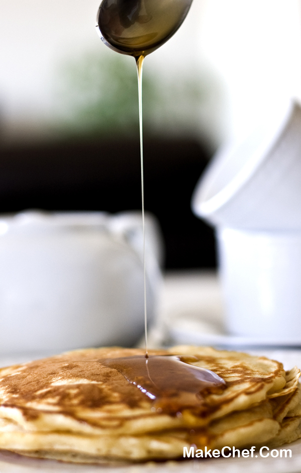 makechef pancake recipe with maple syrup