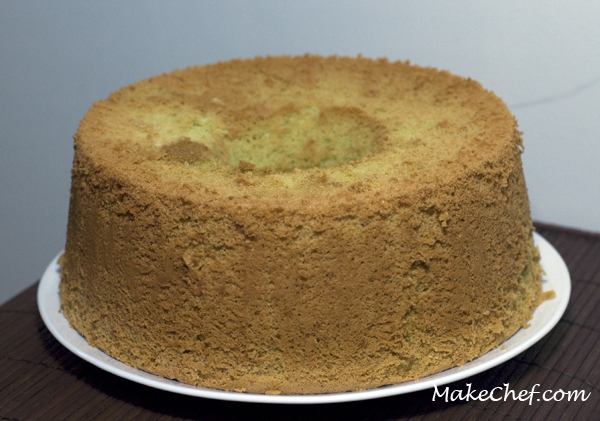 pandan chiffon cake (sponge cake)