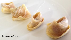 Folded dumplings