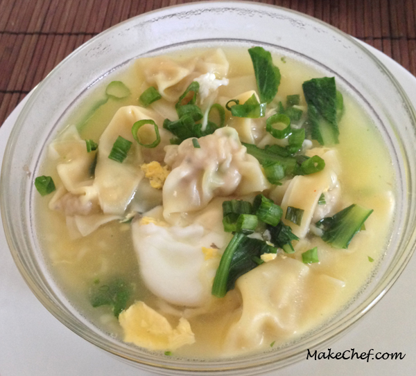 Pork Dumplings with Udon Noodle Recipe Make Chef