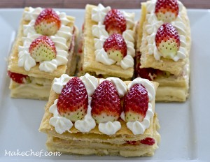 mille feuilles strawberry